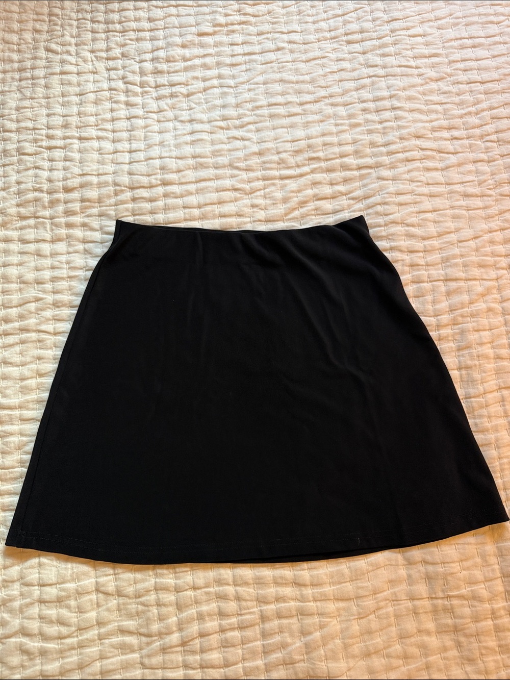 Vintage Classic Black A-Line Skirt - Women's